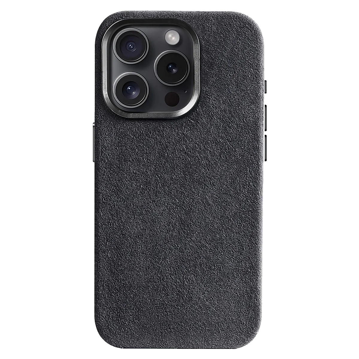 Italian Alcantara iPhone Case - Space Gray